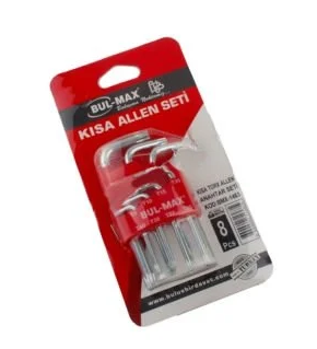 BULMAX TORKS ALYAN SETİ KISA 8 PARÇA BMX1463